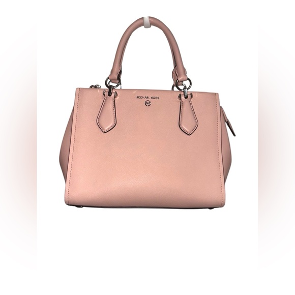 Michael Kors Marilyn Medium Leather Satchel Bag - Picture 1 of 10